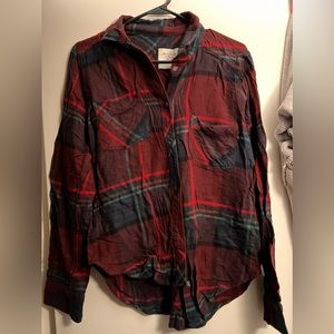 Abercrombie & Fitch plaid button down shirt